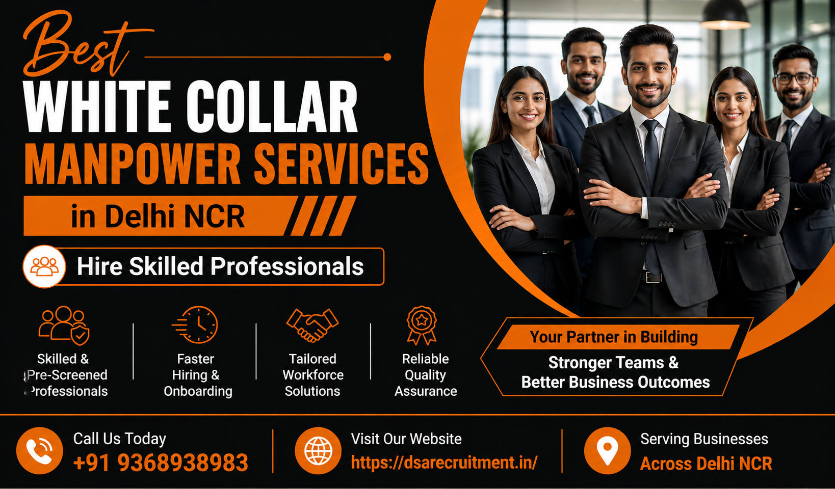 White Collar Manpower Services in Delhi NCR