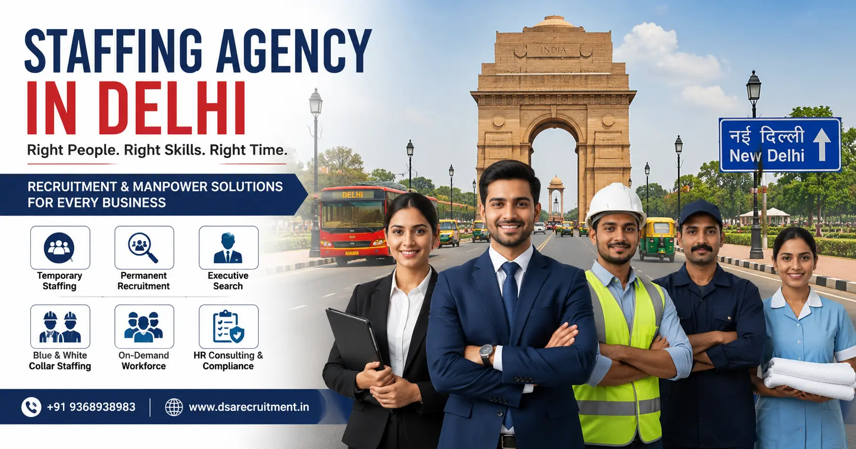 Staffing Agency in Delhi
